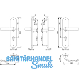 HOPPE SH-Drckergt. TOKYO - auf LS PZ88, TS67 - 72, oK., Alu, silber elox.