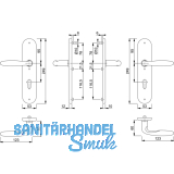 HOPPE SH-Drckergt. VERONA - auf LS PZ88, TS42-47, SST 8,5, oK., Ed.
