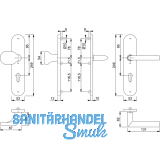 HOPPE SH-Wechselgt. STOCKHOLM - auf LS PZ88, TS67-72, SST 8,5, oK., TS67-72, Ed.