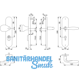 HOPPE SH-Wechselgt. VERONA - auf LS PZ88, TS67-72, mK., SST 8, 5, RC3, Ed.