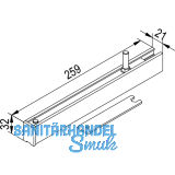 Tragprofil fr minimale Einbauhhe Alu
