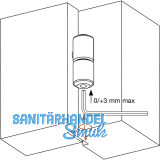 SECOTEC Einbohrband zweiteilig Zylinderkopf Holz 16 mm HV vernickelt SB-2