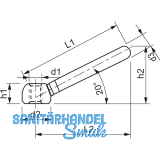 Spannmutter M16 Edelstahl 1.4301