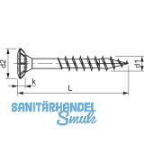 SPAX-FEX H Beschlagschraube 4.0x 35 PZ 2 Stahl silber fr Holzbefestigungen