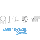 SP150 Federstahl blank Sprengring fr Wellen