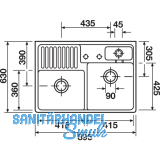 VILLEROY & BOCH Splstein, 895 x 630 x 220 mm, wei-alpin