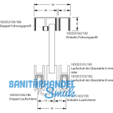 SUPRA Einschuhprofil, Glasstrke 5 oder 6, Kunststoff transparent