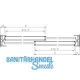 SUPRA Einschuhprofil, Glasstrke 5 oder 6, Kunststoff transparent