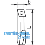 Bilderhaken Nr. 0 vermessingt