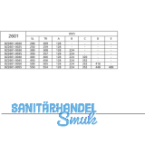 ACCURIDE 2601 Kugelkfigfhrung - Vollauszug, Lnge 500 mm, Stahl chromatiert