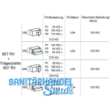 CAMAR 807RV Unterschrankaufhnger links, Stahl verzinkt