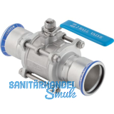 GE Mapress Edelstahl Kugelhahn