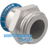 GE Map. Edelstahl bergang m. G-Gewinde