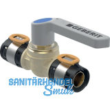GE FlowFit Kugelhahn mit Bet.-Hebel SiBr