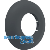 GE Wandrosette flach, d32, schwarz