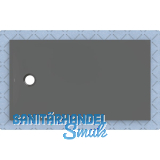 DUF CF30 integr. 140x80cm graphit