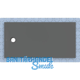 DUF CF30 integr. 160x80cm graphit