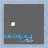 DUF CF30 integr. 90x90cm graphit