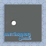 DUF CF30 integr. 80x80cm graphit