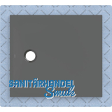 DUF CF30 integr. 90x80cm graphit