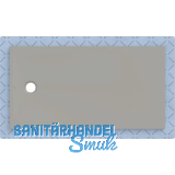 DUF CF30 integr. 150x80cm grau