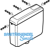 Geberit Splkasten AP127 m 5