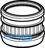 Geberit Silent-db20 Doppelsteck-Fixmuffe