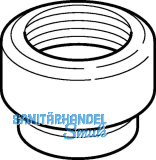 Geberit PE Anschweiende d 64mmx2"