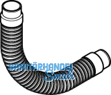 Geberit Pluvia Anschlussrohr flexibel