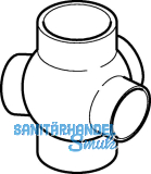 Geberit PE Abzweiger 3teilig