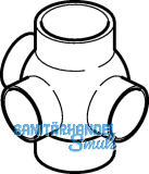 Geberit PE Abzweiger 3teilig