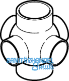 Geberit PE Abzweiger 4teilig