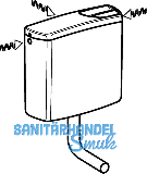 Geberit Splkasten AP140 verschraubt