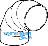 Geberit PE Bogen 90 Grad d 250 371055