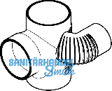 Geberit Silent-db20 Schachtabzweiger li