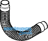 Geberit Pluvia Anschlussrohr flexibel