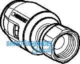 Geberit Push Fit berg. m berwurfmutter