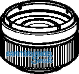 Geberit Verteilerkappe m Schnellverschl.