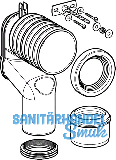 Geberit P-Anschlussgarnitur fr Stand-WC