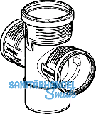 Geberit Abzw.2x PP-MD 87.5G d125/110/110