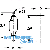 Geberit Siphon f Aufputz Wasch- und