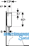 Geberit Splkasten AP140 verschraubt