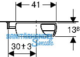 Geberit Splkasten AP140 verschraubt