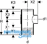 Geberit Silent-db20 Abzweiger