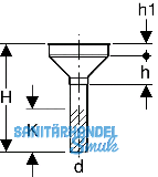 Geberit PE Trichter oval ohne Rand