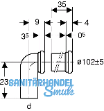 Geberit Ablaufanschluss-Set fr