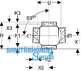 Geberit PE Doppel-Abzweiger