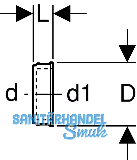 Geberit PE Steckmuffe fr Klosett