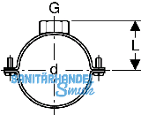 Geberit PE Rohrschelle d 315mm