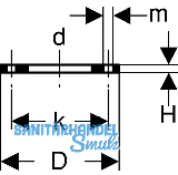 Geberit PE Losflansch leer